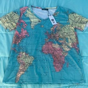 map t shirt